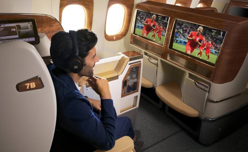 Never Miss a World Cup Match With Live Viewing on Emirates Flights