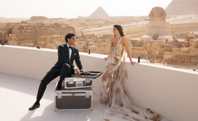 The Story of a Billionaire and Fitness Guru’s Dream Egyptian Wedding